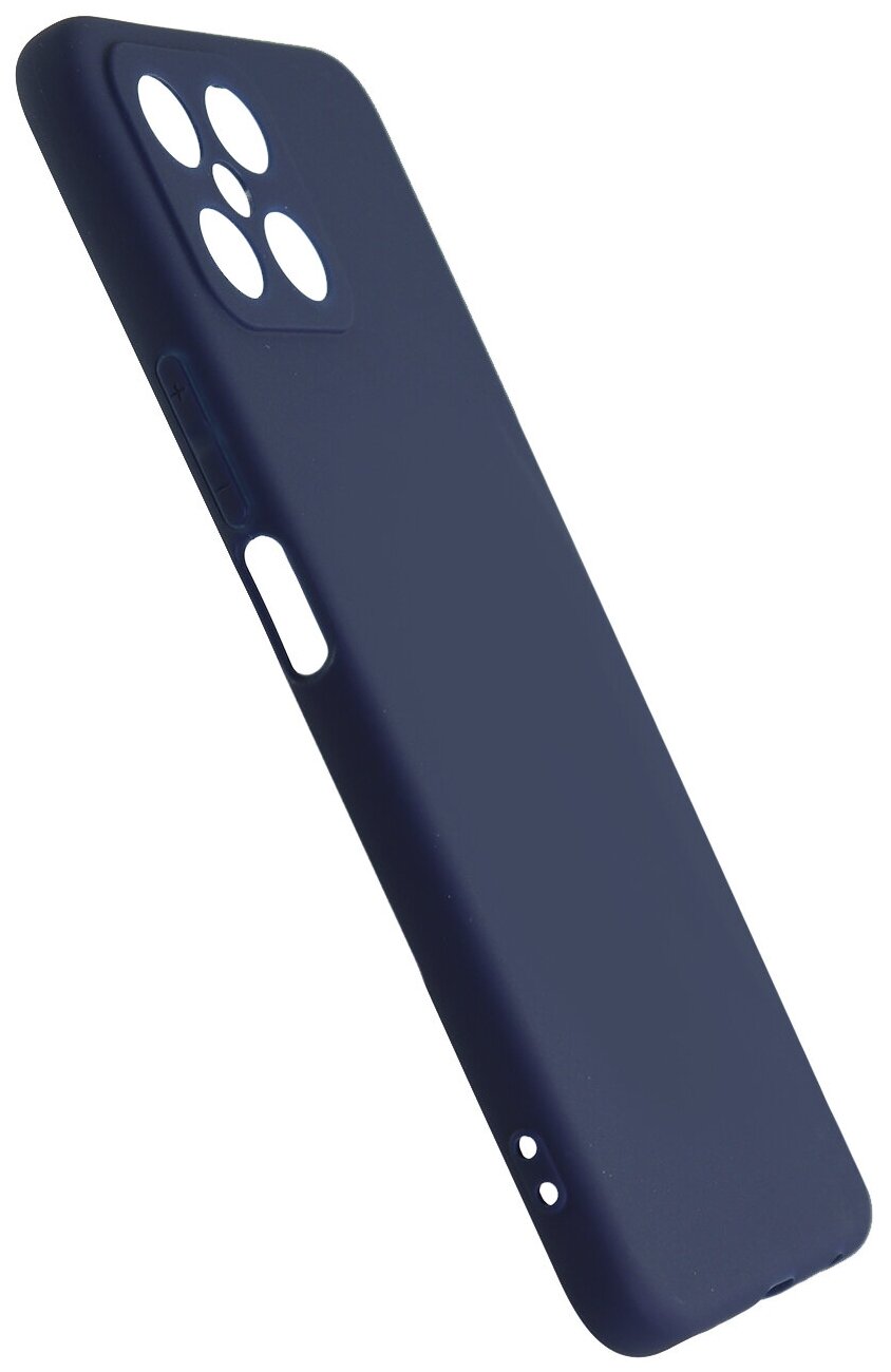 Чехол LuxCase TPU с защитой для камеры для Honor X8, Синий, 1,10 мм - фото №2