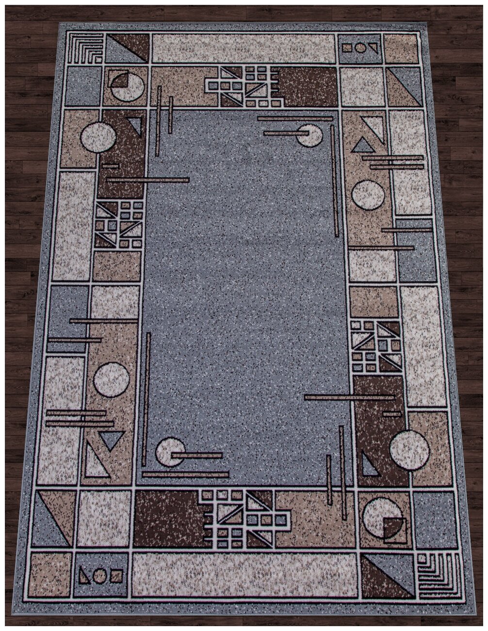 Российский прямоугольный ковер на пол 150 на 190 см в гостиную, зал, спальню, кухню, детскую, прихожую, кабинет, комнату