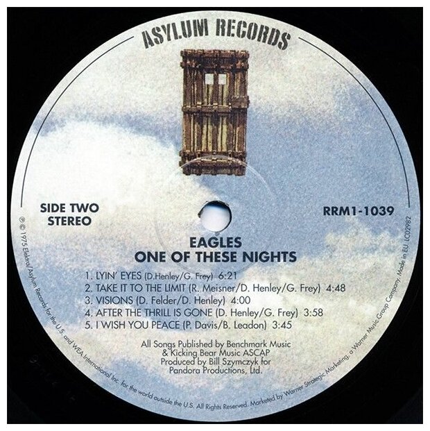 Eagles One Of These Nights Виниловая пластинка Warner Music - фото №3