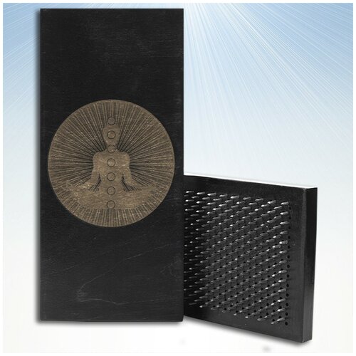 фото Доска садху / доска с гвоздями / доска для йоги / поза - 2 / шаг 10мм сила души и тела