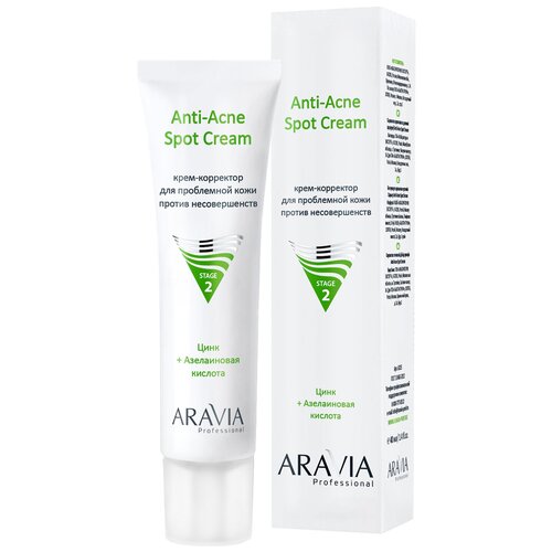 Купить ARAVIA Professional, Крем-корректор для проблемной кожи против несовершенств Anti-Acne Spot Cream, 40 мл