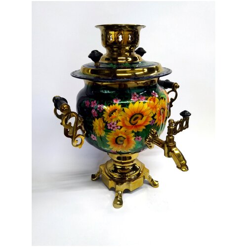 Самовар электрический 3 л. с худ. росписью 