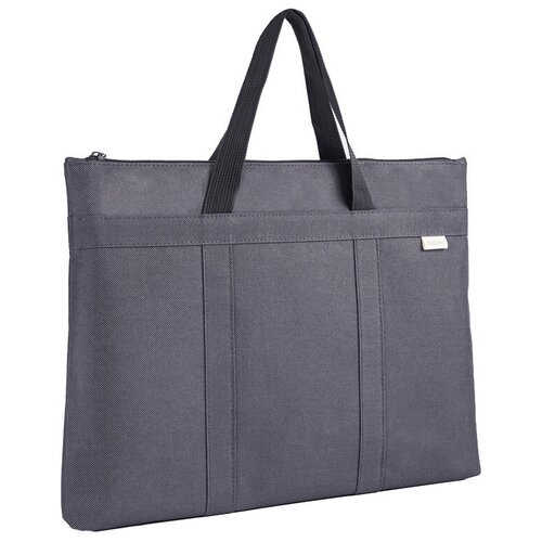 Портфель Deli 63788GREY 40x30x4см ткань серый