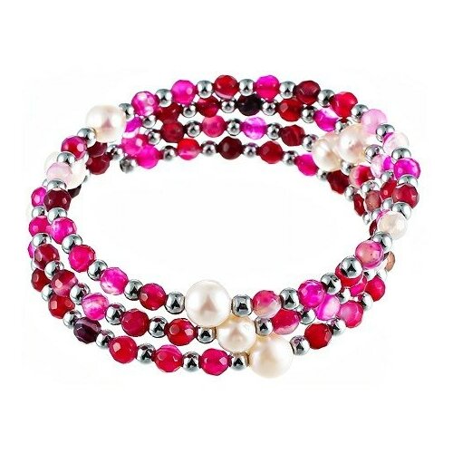 Браслет JV, агат, гематит