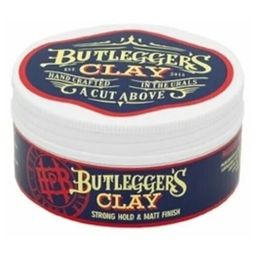 Butlegger's - Глина для волос 60 г beardburys matt clay hair pomade матовая глина сильной фиксации 100ml