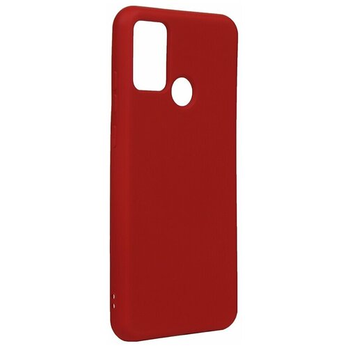 Чехол DF для Honor 9A Silicone Red hwOriginal-11