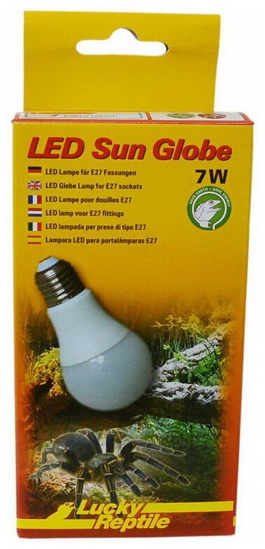 Лампа светодиодная LUCKY REPTILE "LED Sun Globe 7Вт" (Германия)