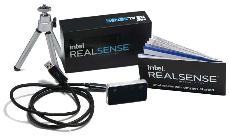 Веб-камера Intel 3D RealSense Depth Camera F455, черный/серебристый