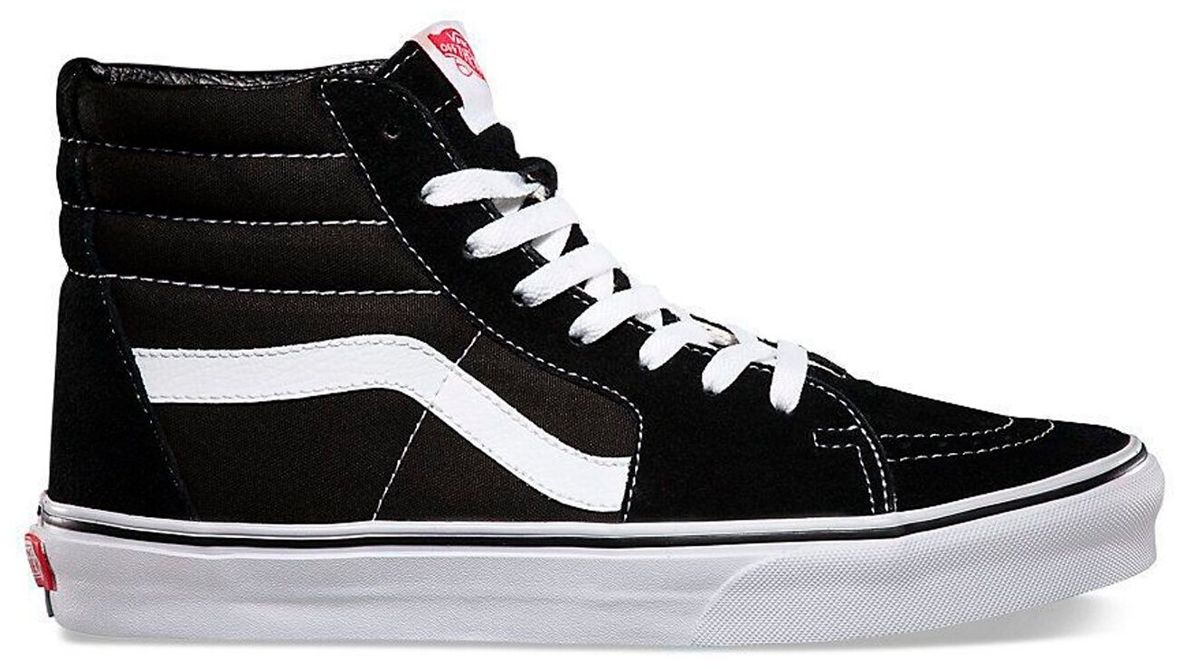 Кеды унисекс Vans Sk8-Hi Black White 