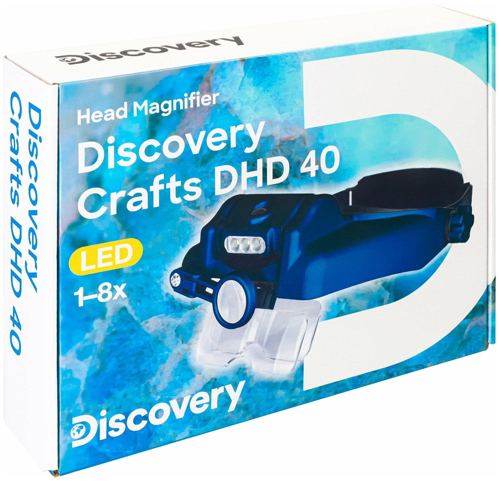 Лупа налобная Levenhuk (Левенгук) Discovery Crafts DHD 40