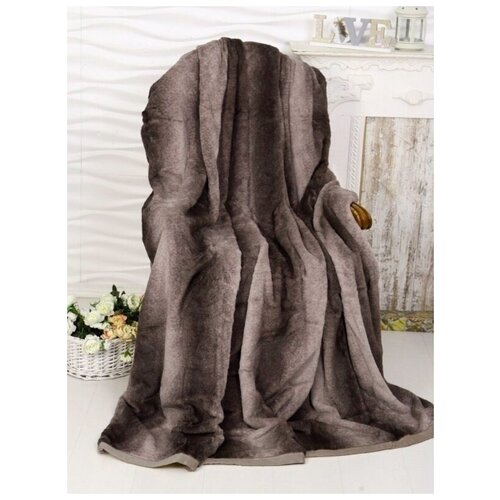 Плед Шиншилла шоколад