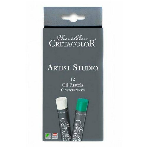 Набор масляной пастели Artist Studio Line, 12 цветов cretacolor набор пастельных карандашей artist studio line 8 цветов для рисования этюдов