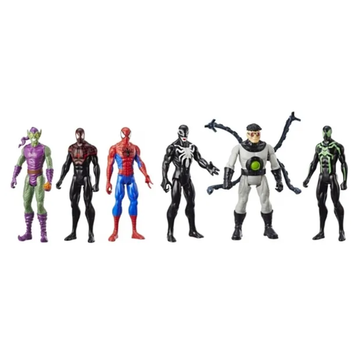 фото Фигурки титаны мстители игровой набор супергероев марвел веном человек паук гоблин комиксы нет бренда