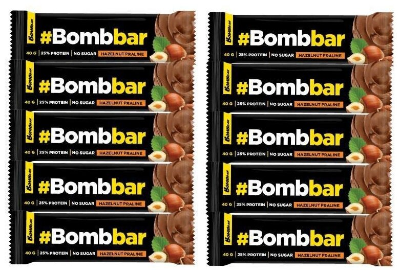 Bombbar      ,  10x40 ( ) /  protein bar    