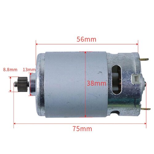 Двигатель для шуруповерта с ответной шестерней 14V-16V