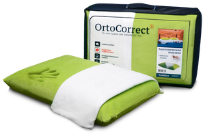 Фото Анатомическая подушка Comfort с 2-мя наволочками OrtoCorrect