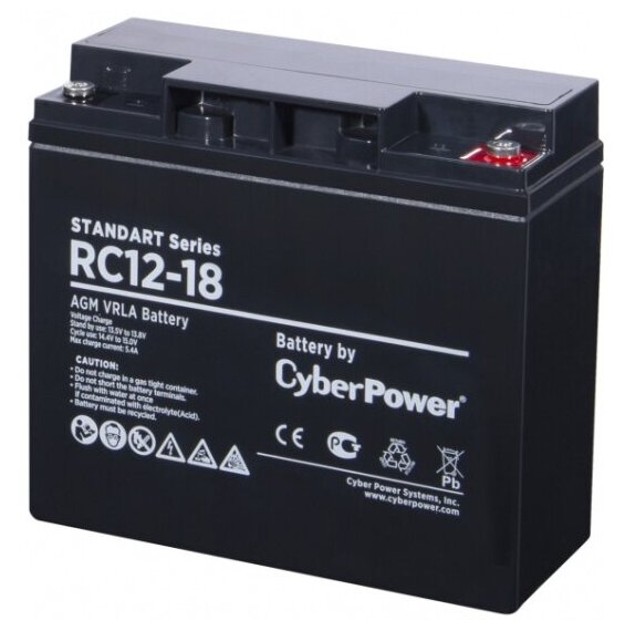 Аккумулятор CyberPower RC 12-18
