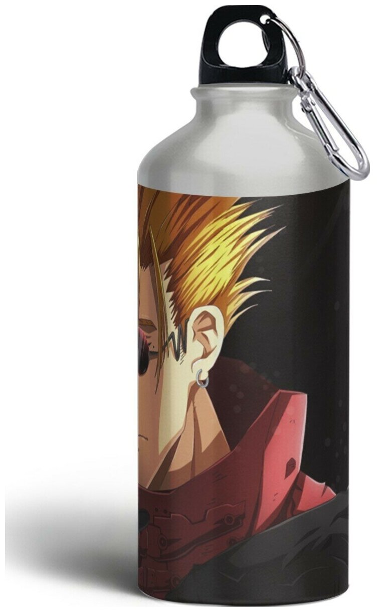 Бутылка спортивная/туристическая фляга аниме триган trigun - 6452
