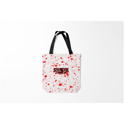 фото Сумка-шоппер / 40х40 см / сериалы / очень странные дела stranger things burnettie