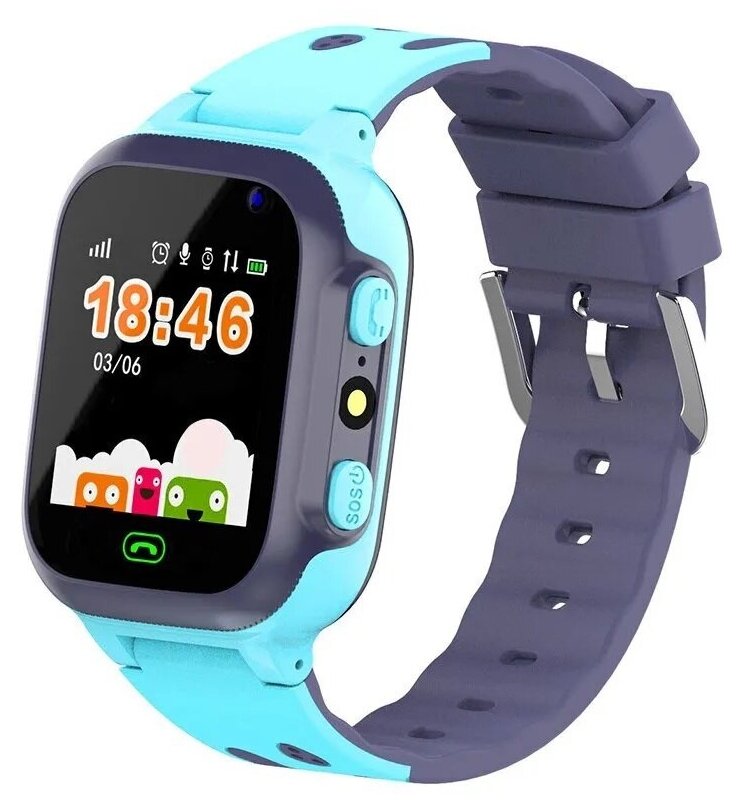 Часы Smart Baby Watch Q16, синие