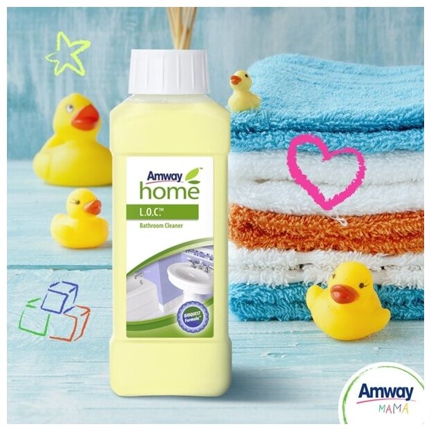 Amway чистящее средство для ванных комнат L.O.C., 0.5 л - фотография № 16