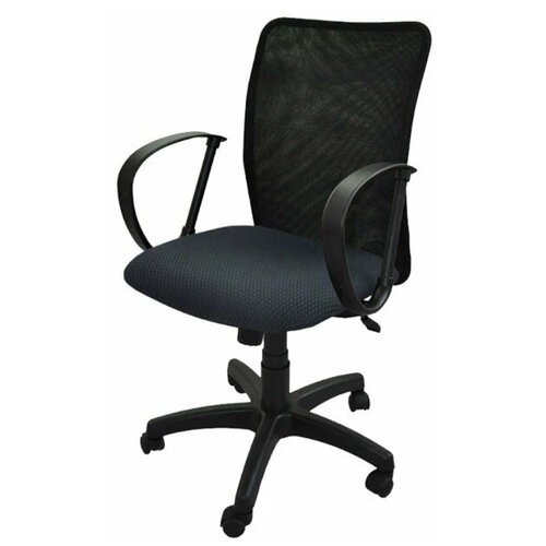 Кресло компьютерное Капри ткань JP 15-2/сетка чёрная
