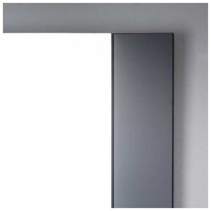 Зеркало , настенное, 67х52см, с декоративными вставками (цвет вставки черный) - фотография № 7
