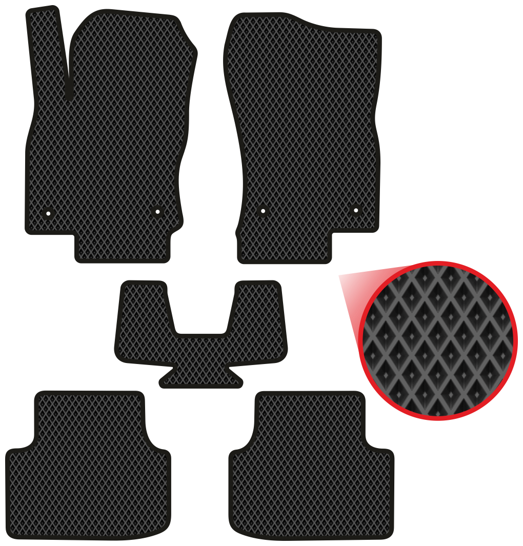 Автомобильные коврики EVA для Skoda Octavia III A7 (2013-2020)