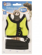 Шлейка для грызунов DUVO+ "Walking Vest", желто-зеленый, М (Бельгия)