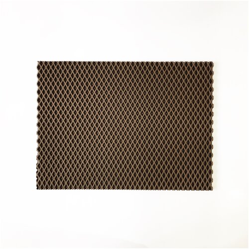 Коврик придверный EVA 100 x 150 см, цвет коричневый ромб