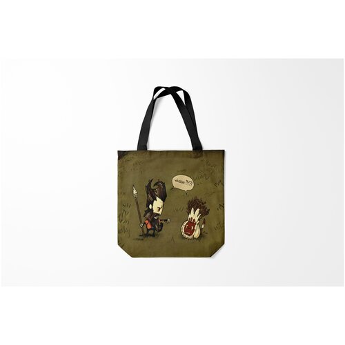 фото Сумка-шоппер / 40х40 см / геймерам / dont starve burnettie