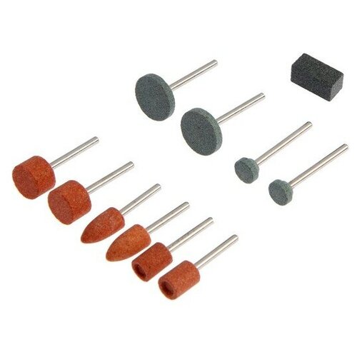 Тундра Набор мини-насадок для гравера тундра шарошки по камню и металлу 32 мм 11 шт 370₽