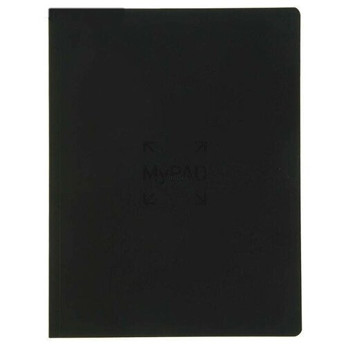Купить Блокнот в линейку Fabriano MyPad 24х18, 5 см 48 л 85 г, обложка черная, черный