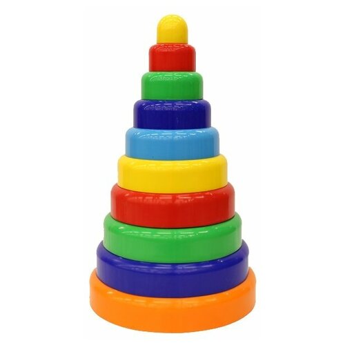 Пирамидка 38см. 10дет /Новокузнецк/