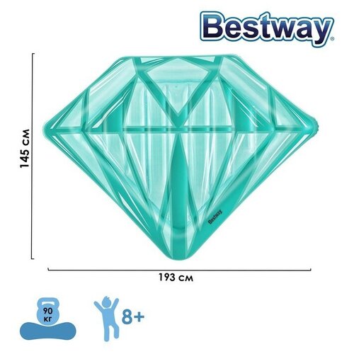 фото Bestway матрас для плавания, 193 x 145 см, 43417 bestway