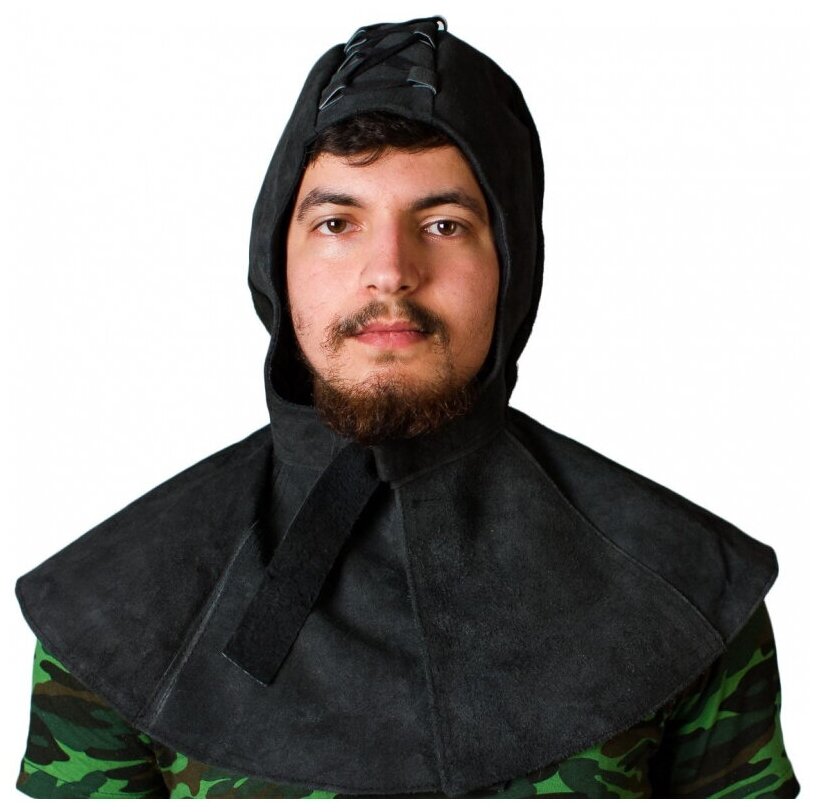 Подшлемник спилковый утепленный