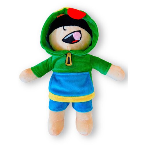 Качественная мягкая игрушка Brawl Stars 30 см / Leon с приятными тактильными ощущениями