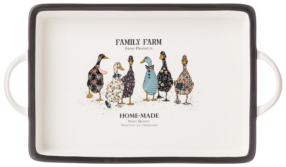 Блюдо с ручками family farm прямоуг. 355х20 см Lefard (263-1256)