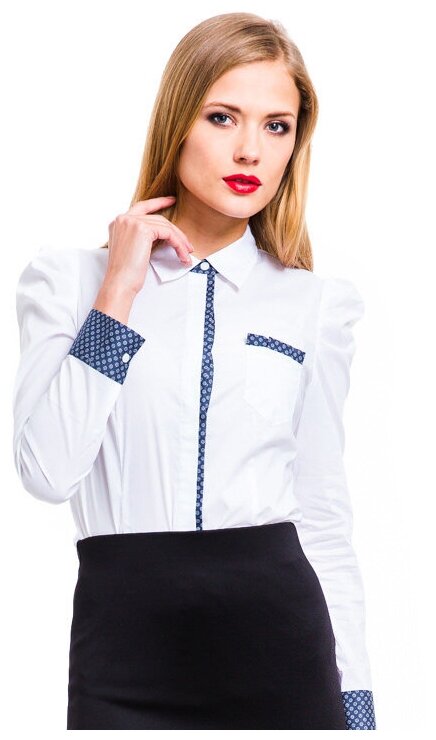 Блуза  MONDIGO, размер 42, белый
