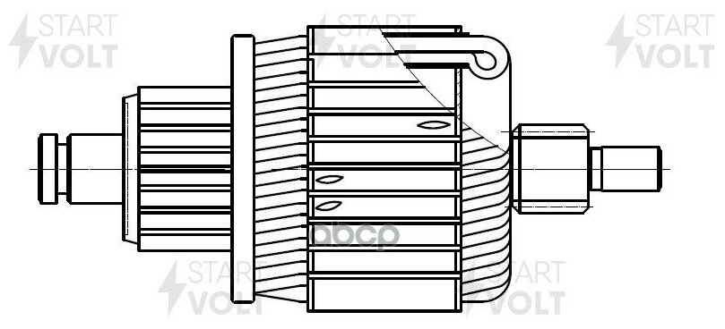 Ротор Стартера STARTVOLT арт. SR1001