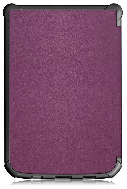 Чехол-обложка MyPads для PocketBook 740 из качественной эко-кожи с функцией включения-выключения и возможностью быстрого снятия фиолетовый