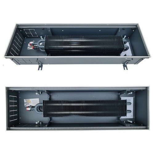 Внутрипольный конвектор Techno Usual KVZ 250-140-080000000С с естественной конвекцией без решетки 14287₽