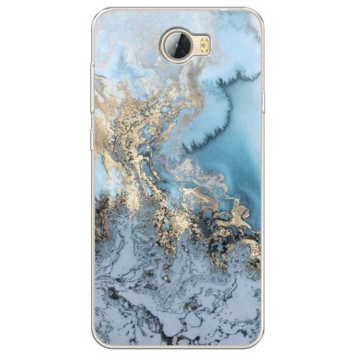 фото Силиконовый чехол "морозная лавина синяя" на huawei y5 ii / хуавей y5 ii case place