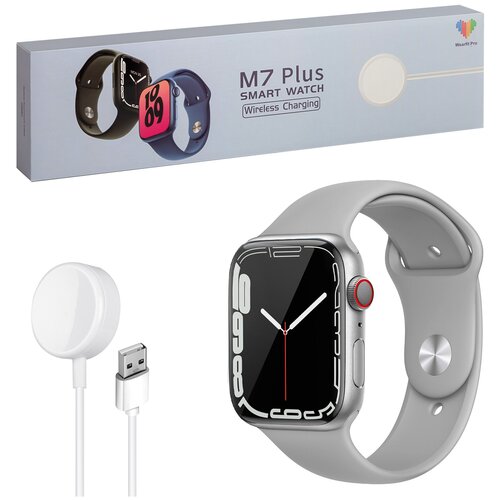 Умные часы M7 Plus серебро 219000₽