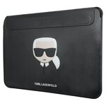 Чехол Karl Lagerfeld Ikonik Karl Sleeve KLCS133KHBK MacBook Pro/Air 13'' - изображение