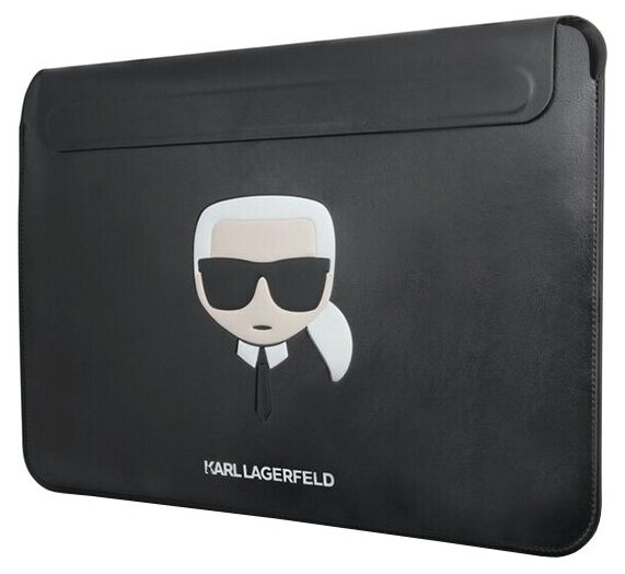 Сумка Karl Lagerfeld для ноутбуков 13"/14" PU leather Sleeve Karl Ikonik Black (оригинал)