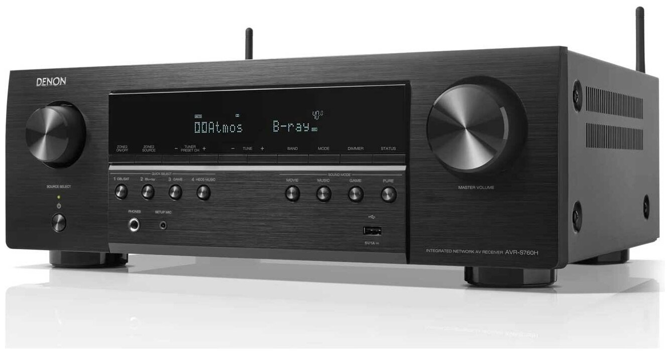 AV ресивер DENON AVR-S760H Black