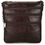 Мужская сумка-планшет из натуральной кожи «Роджер» M1555 Brown - изображение