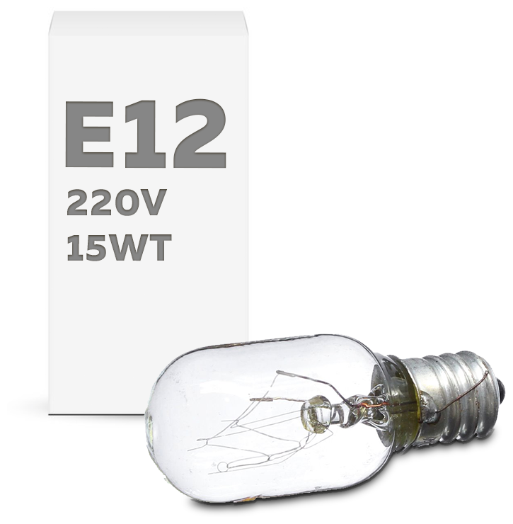 Лампа специальная для холодильника SHARP e12 220-240v 15w /лампочка для холодильника шарп с цоколем е12 Теплый белый свет E12
