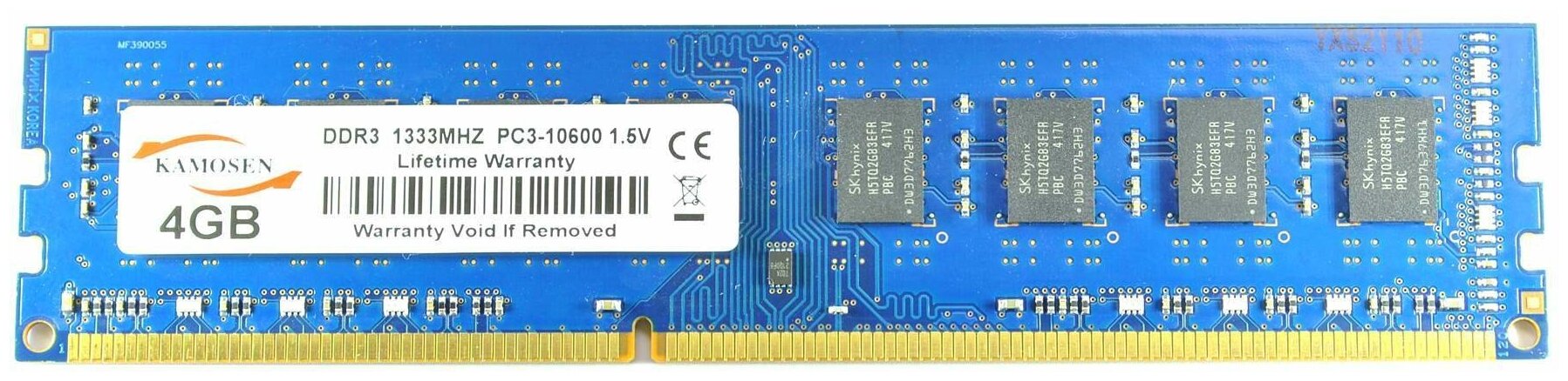 Оперативная память Kamosen 4GB DDR3 1333 MHz PC3-10600 DIMM